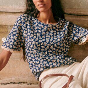 Sezane Cléa T-Shirt - Size M - Almost Brand New